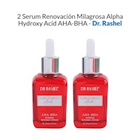2 Serum Renovación Milagrosa Alpha Hydroxy Acid AHA-BHA - Dr. Rashel